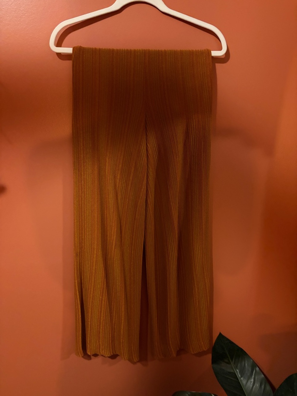Paloma Wool Rust Orange Ribbed Tank & Skirt Set - Picture 4 of 6
